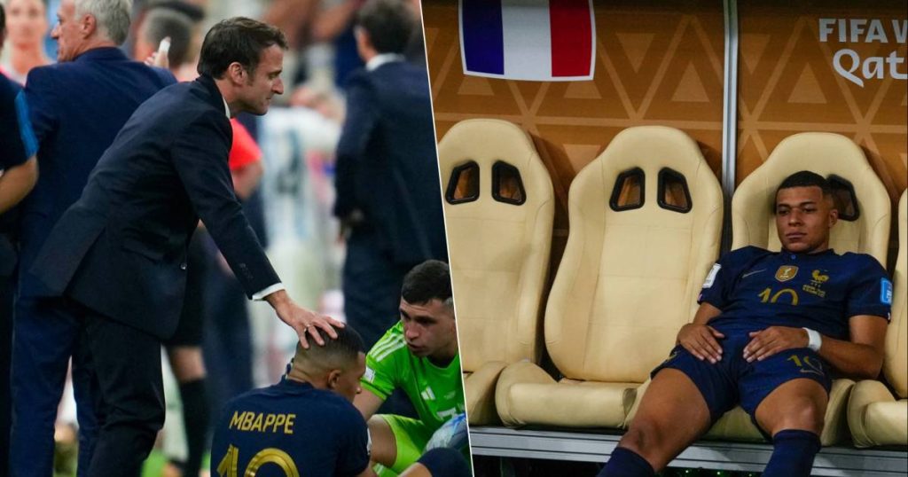 Phenomenon sadness: the insufferable Mbappe gets support from President Macron after a crazy final |  world Cup of football