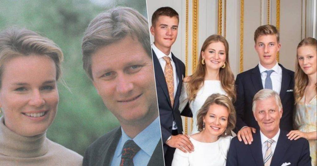 in the picture.  Christmas Cards for the Belgian Royal Family Through the Years |  Kings